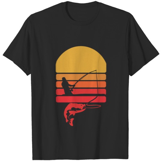 Fishing boat fishing retro T-shirt