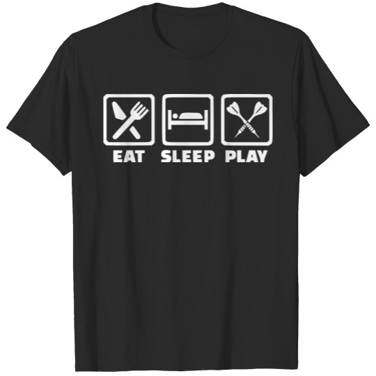 eat sleep play darts2 T-shirt