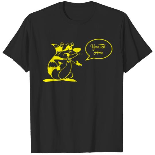 Smart raccoon T-shirt