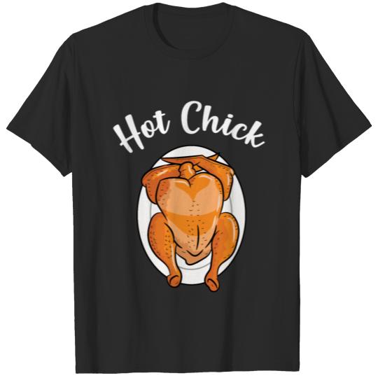 Hot Chick - Tanned Chicken with Bikini Sunburn T-shirt