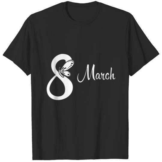 March butterfly T-shirt