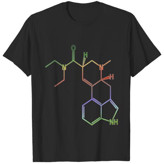 LSD structural formula T-Shirt LSD Molecule Tee T-shirt