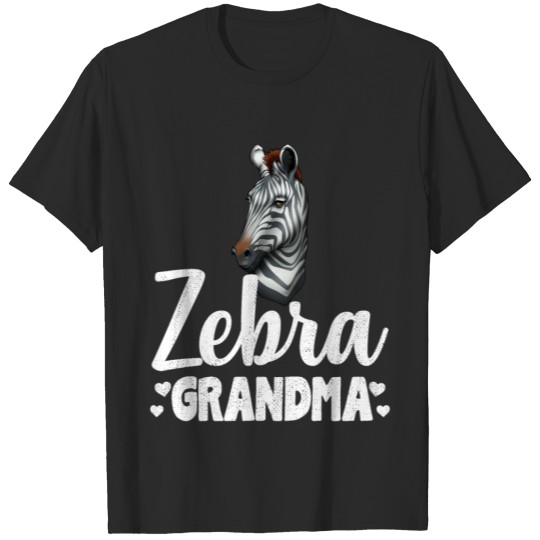 Zebra Grandma African Safari Zoo Animal T-shirt