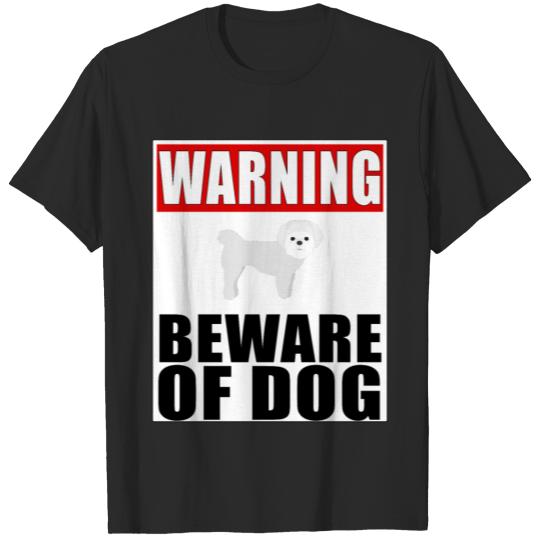Warning Maltese Beware Of Dog T-shirt