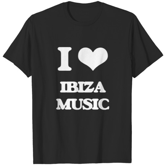 I love ibiza music 01 T-shirt