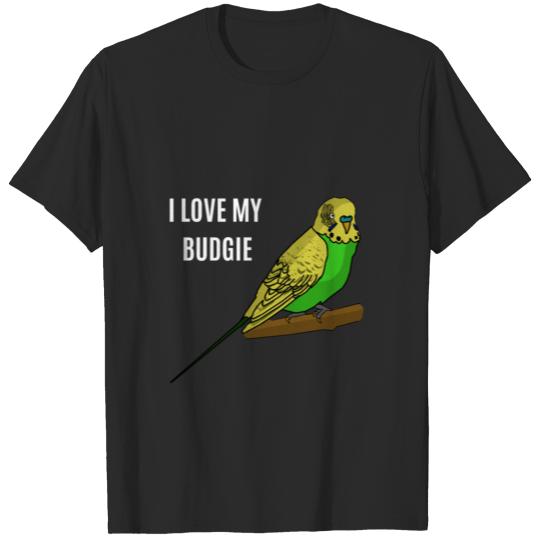 cute i love my budgie T-shirt