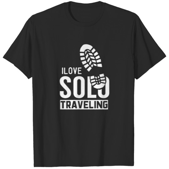 Single Traveler Solo Travel Traveling Team Tourist T-shirt