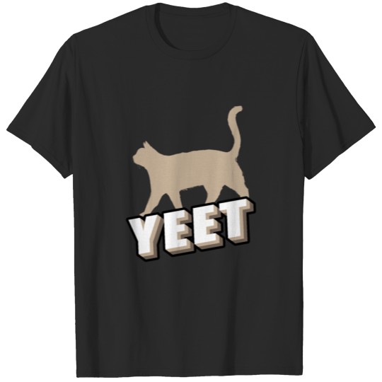 Yeet Cat Gifts For Cat Lovers Cat Lover Gift Ideas T-shirt