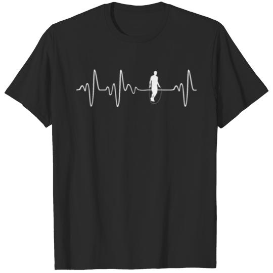 Rope Skipping Heartbeat T-shirt