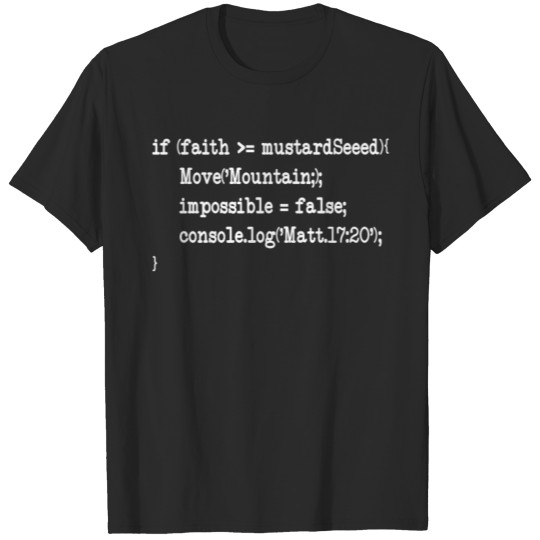 if faith mustard seed T-shirt