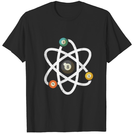 Science Billiard Atom T-shirt