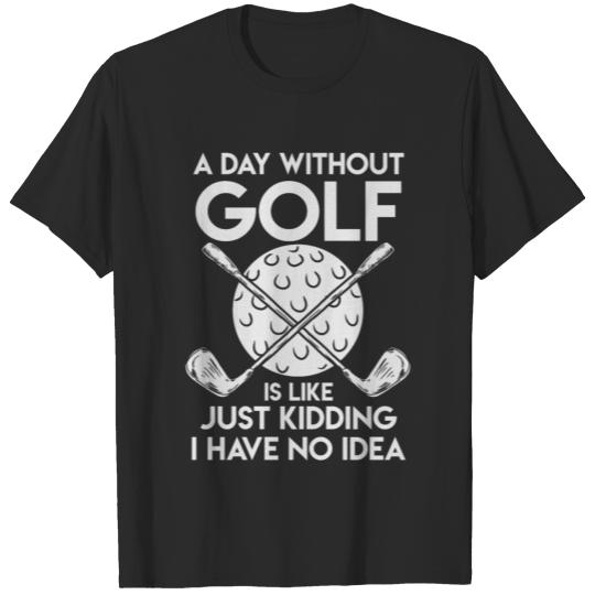 Golf Golf Player Golf Ball Golf Clubs T-shirt