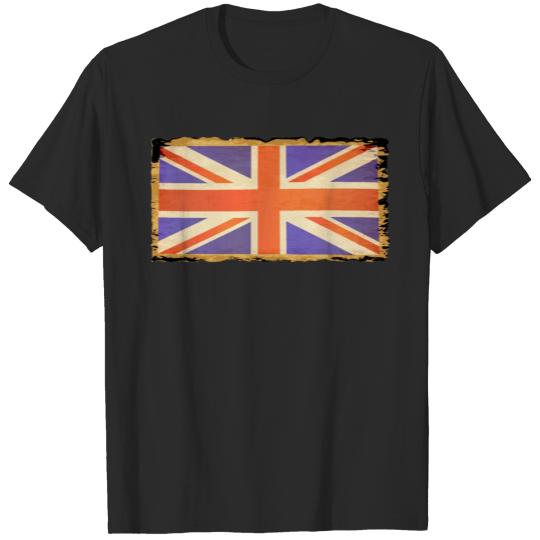Old Parchment Union Jack Flag T-shirt