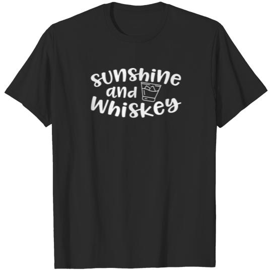 Whiskey Lover Sunshine and Whiskey T-shirt