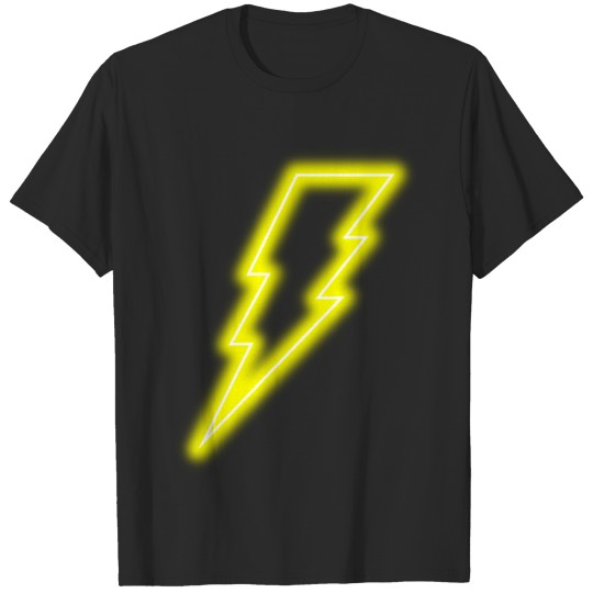 Neon Yellow Lightning Bolt T-shirt