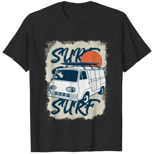 Vintage Surfer Van For Surfers And Adventurers T-shirt