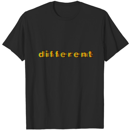 Different T-shirt