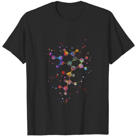 Serotonin molecule T-shirt