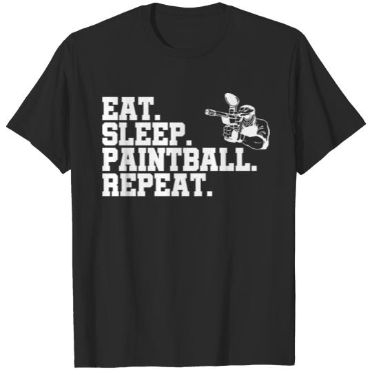 Eat Sleep Paintball Repeat T-shirt