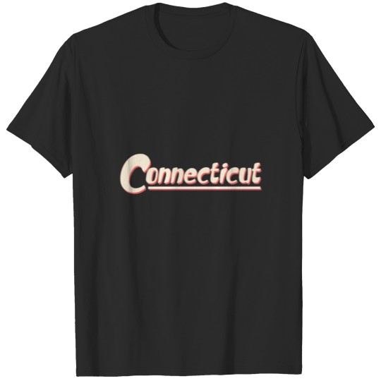 Connecticut Retro Design Shirt T-shirt