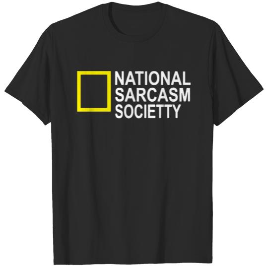 National Sarcasm Society T-shirt