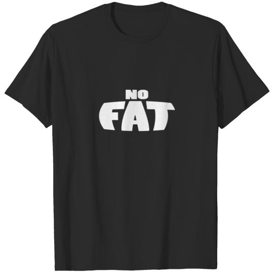 No Fat No Fat Logo Funny T-shirt