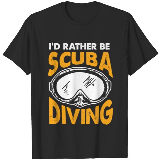 Scuba diving diving goggles T-shirt
