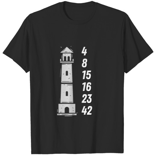 Numbers Lighthouse T-Shirt Series TV Television T-shirt