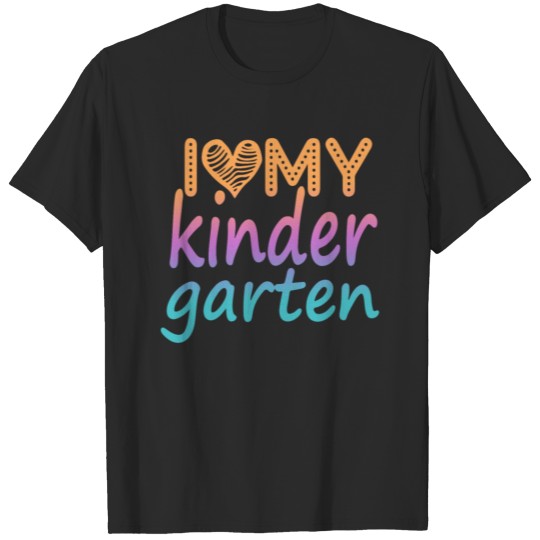 I Love My Kindergarten T-shirt