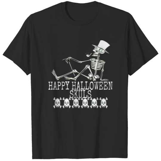 Happy halloween skuls T-shirt