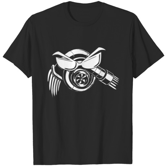 Turbocharger With Cool Sunglasses T-shirt