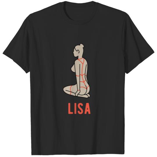 Lisa | Bondage | Sex | BDSM | Kinbaku | Shibari T-shirt