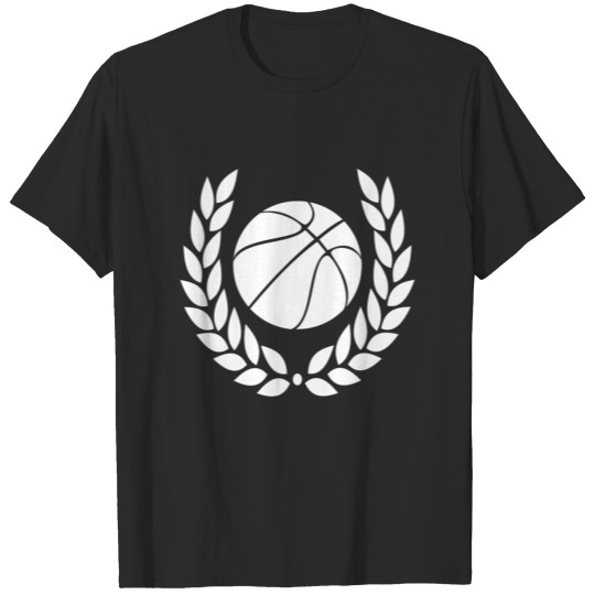 Basketball - laurel wreath - Victory - Winner T-shirt