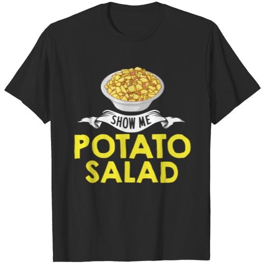 Potato Salad Gift Egg Seasoning Vegan T-shirt