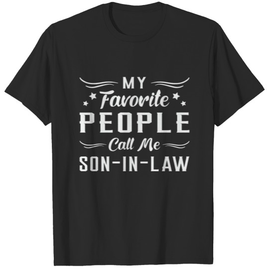 Lawsuit Proud Son In Law Father In Law Gift Idea T-shirt