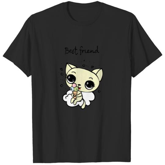 Best friend kitty T-shirt