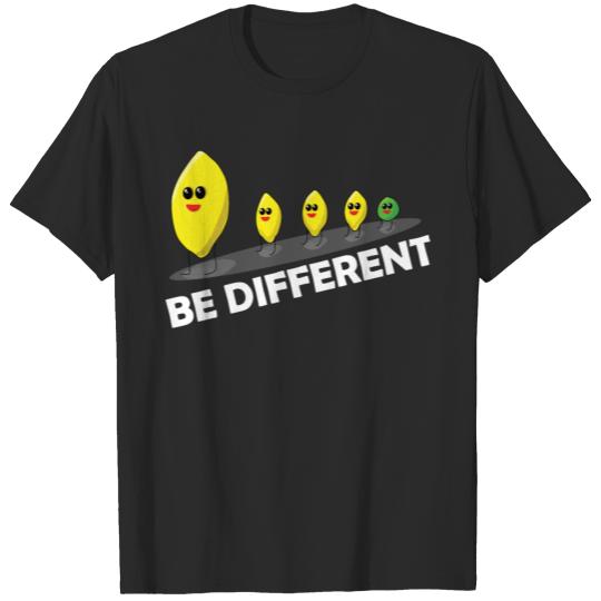 be different T-shirt