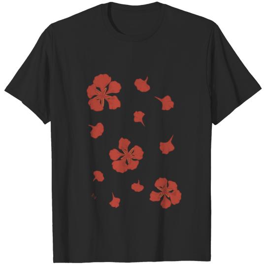 Flamboyant flower, Reunion Island T-shirt