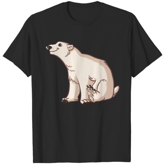 Arctic Animals Cute Polar Bear Kids Gifts T-shirt