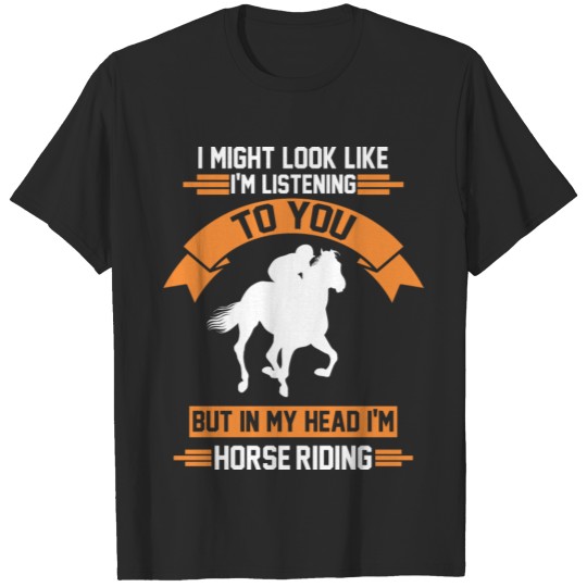 Riding Horses Gift T-shirt
