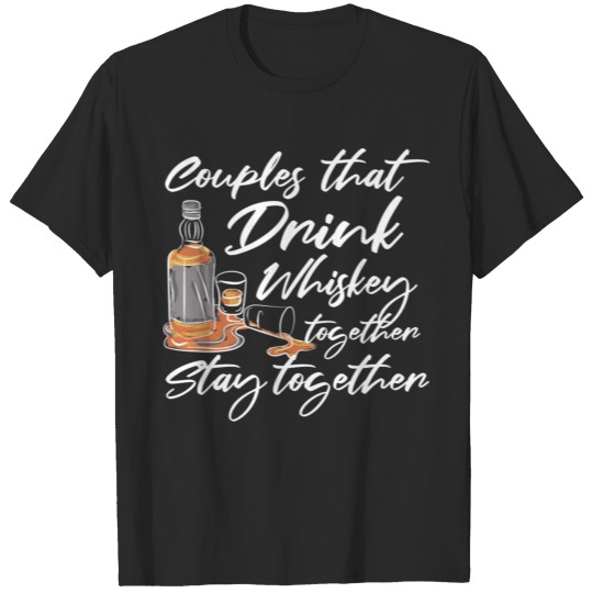 Whiskey Couple Matching T-shirt