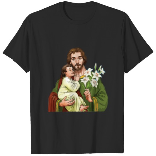 St Joseph and Child Jesus Consecration T-shirt
