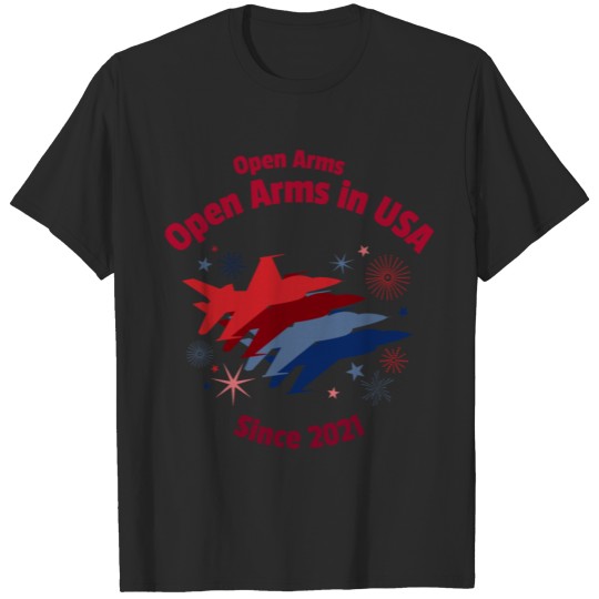 open arms T-shirt