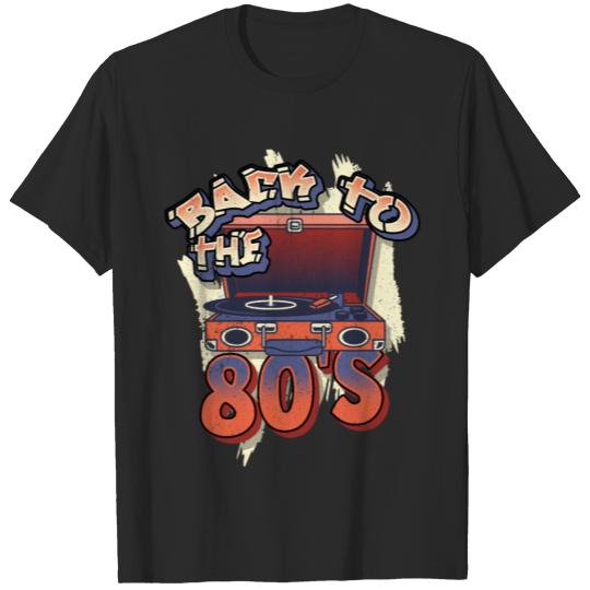 80s Hip Hop Gift Rap Dancing Techno Bboy MC T-shirt