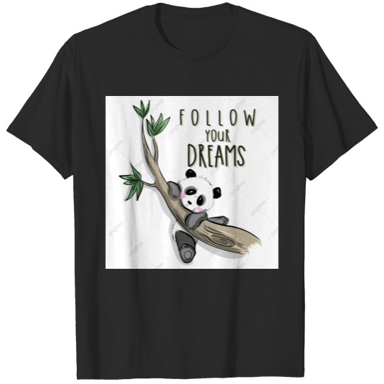 panda for t shirt T-shirt