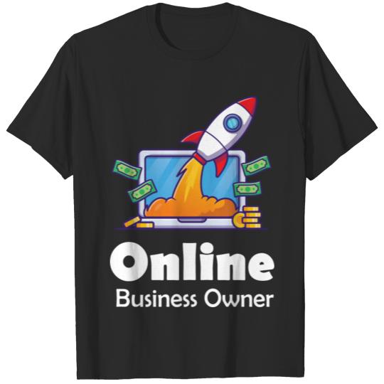 Online business Owner - Light T-shirt