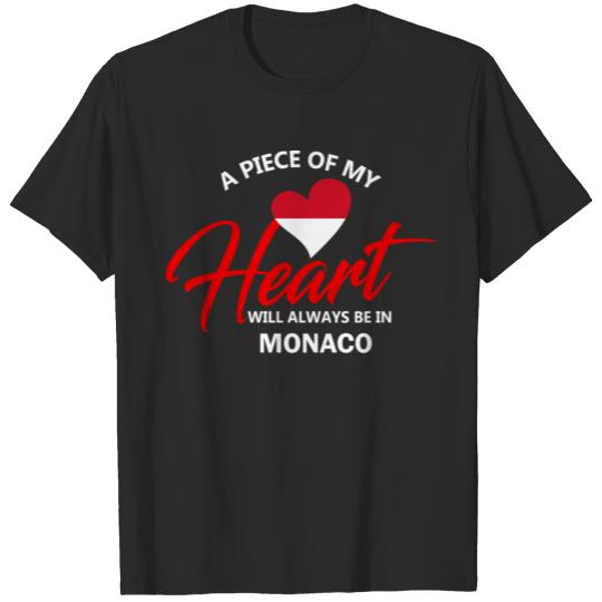 A Piece Of My Heart Will Always Be In Monaco T-shirt