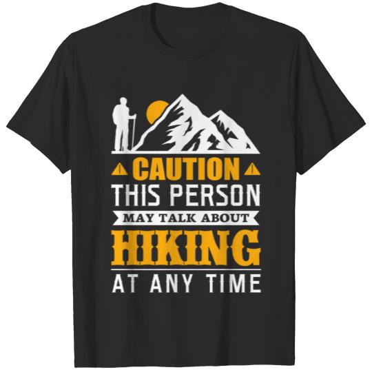 This person may talk about hiking anytime Essentia T-shirt