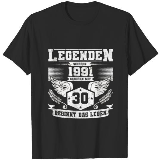 Legends were born in 1991 T-shirt