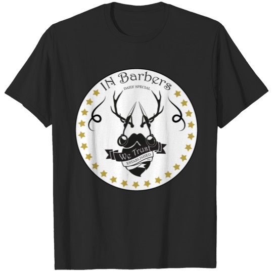 Barbers Barber Pole Scissors Clippers T-shirt